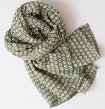 Load image into Gallery viewer, Hand Block Printed Scarves, 8 Colors
