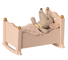 Load image into Gallery viewer, Maileg Baby Mouse Cradle, Rose
