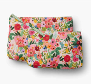 Rifle Paper Co. Zippered Pouch Set (2 patterns)