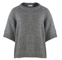 Load image into Gallery viewer, Carmen Pullover Sweater (Grey, Beige)
