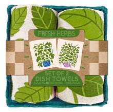 Load image into Gallery viewer, Hand Printed Cotton Dish Towel Set (4 Styles)
