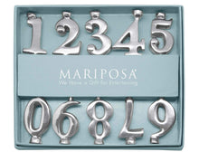 Load image into Gallery viewer, Mariposa Silver Birthday Cake Candle Set
