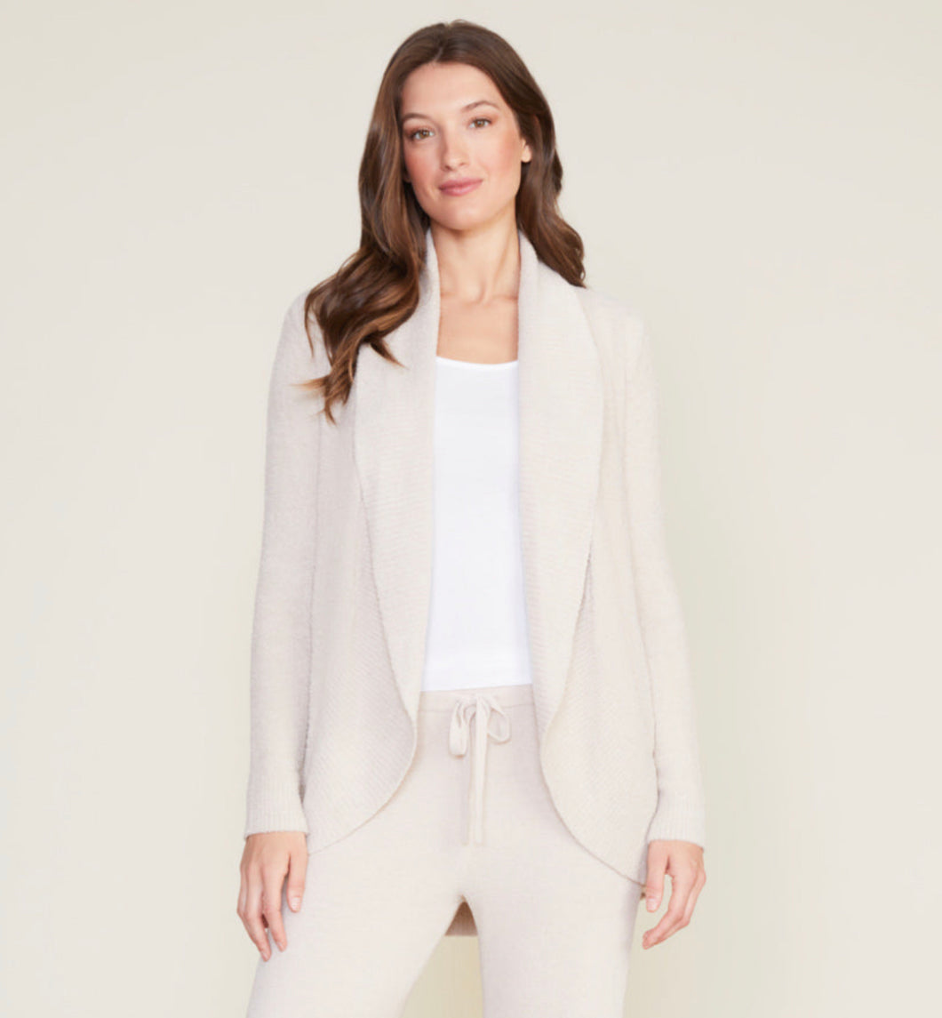 Barefoot Dreams CozyChic Lite Circle Cardi, Stone