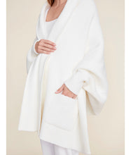Load image into Gallery viewer, Barefoot Dreams CozyChic Blanket Wrap (Carbon - LAST ONE)
