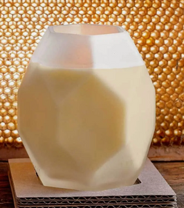 Beeswax Frosted Hive Candle, Lavender & Honey