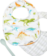 Load image into Gallery viewer, Baby Bib + Spoon Set (3 Styles)

