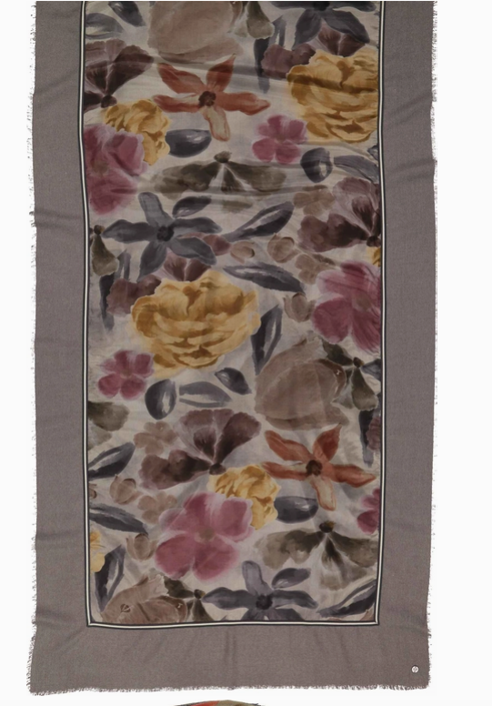 Botanical Floral Scarf (3 Colors)