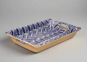 Terrafirma Ceramics Buffet Tray, Cobalt