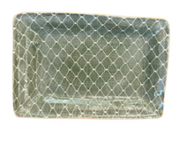 Load image into Gallery viewer, Terrafirma Ceramics Party Platter, Medium (Pine, Bordeaux)
