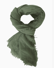 Load image into Gallery viewer, Boho Organic Cotton Scarf (12 Colors)
