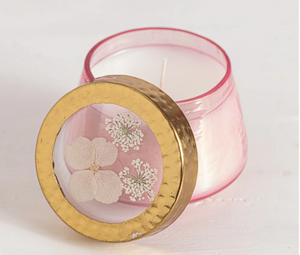 Watercolor Pressed Floral Candles, Small (2 Styles)