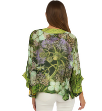 Load image into Gallery viewer, Hydrangea Print Short Kimono
