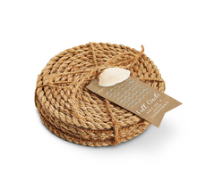 Load image into Gallery viewer, Full Circle Jute Coasters - Set of Four
