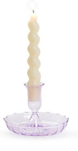 Load image into Gallery viewer, Handblown Glass Candlestick With Tray Base (5 Colors)
