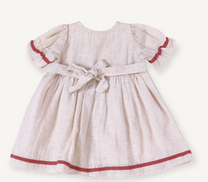 Victoria Embroidered Floral Baby Dress