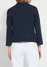 Load image into Gallery viewer, Lysse Della Denim Cropped Blazer - Indigo
