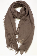 Load image into Gallery viewer, Bjorn Scarf  (Latte, Charcoal)
