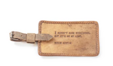 Load image into Gallery viewer, Leather Quote Luggage Tags (7 Styles)
