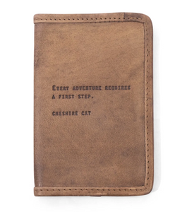 Leather Passport Holder with Quote (3 Styles)