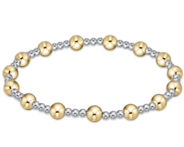 Enewton Classic Sincerity Pattern Mixed Metal Bracelet - 5mm