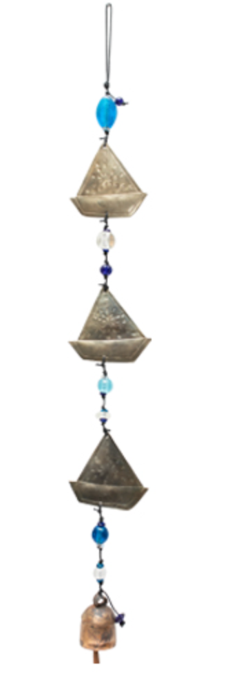 Triple Sailboat Wind Chime