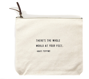 Canvas Zip Quote Bag (8 Styles)