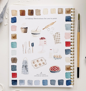 Baking Watercolor Workbook