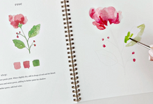 Load image into Gallery viewer, Flowers Watercolor Workbook
