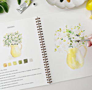 Flowers Watercolor Workbook