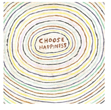 Load image into Gallery viewer, &quot;Choose Happiness&quot; Wooden Art Print  12x12
