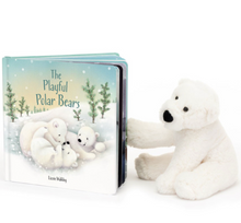 Load image into Gallery viewer, Jellycat The Playful Polar Bears Book
