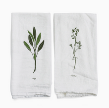 Load image into Gallery viewer, Garden Herbs Napkins, Set of 4
