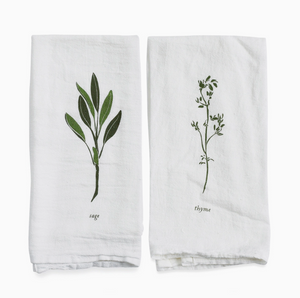 Garden Herbs Napkins, Set of 4