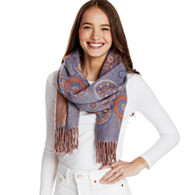 Load image into Gallery viewer, Cashmink Round The Clock Woven Scarf, 2 Colors
