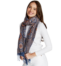 Load image into Gallery viewer, Cashmink Round The Clock Woven Scarf, 2 Colors
