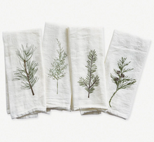 Load image into Gallery viewer, Winter Greens Napkins, Set of 4
