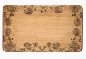 Artisan Maple Wood Serving Board, Clover