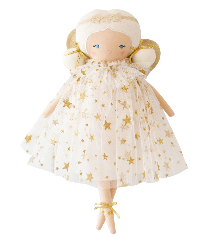 Alimrose Willow Fairy Doll, Ivory Gold Star