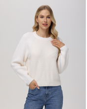 Load image into Gallery viewer, McKenzie Sweater with Removable Turtleneck Collar (Taupe, Sea Salt)
