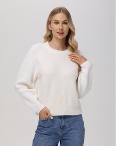 McKenzie Sweater with Removable Turtleneck Collar (Taupe, Sea Salt)