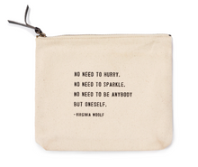 Load image into Gallery viewer, Canvas Zip Quote Bag (8 Styles)
