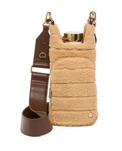 Sherpa Hydrobag with Vegan Leather Strap, Camel