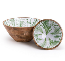 Load image into Gallery viewer, Fern Handcrafted Wood Bowls, 2 Sizes
