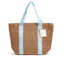 Load image into Gallery viewer, Woven Thermal Lunch Tote, 3 Colors
