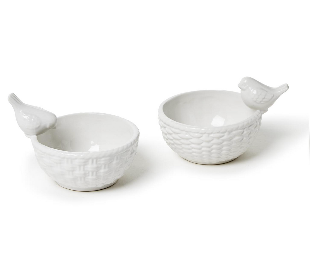 Bird and Basket Tidbit Dish (2 Styles)