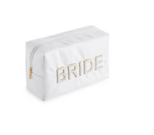 Load image into Gallery viewer, BRIDE Pearl Large Zip Pouch
