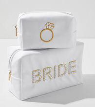 Load image into Gallery viewer, BRIDE Pearl Large Zip Pouch
