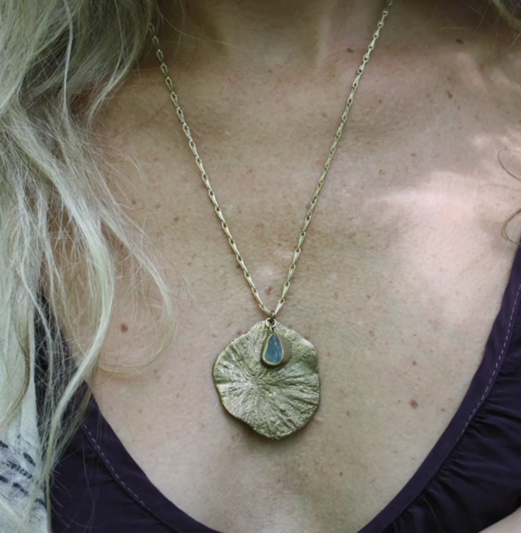 Emilie Shapiro Sand Dollar Pendant Necklace