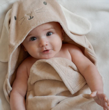 Load image into Gallery viewer, Elegant Baby Hooded Baby Bath Wrap (Bunny, Puppy)
