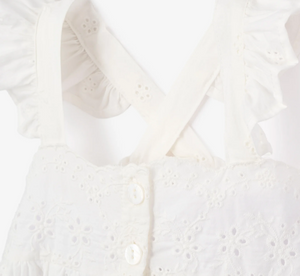 Elegant Baby Eyelet Lace Ruffle Dress